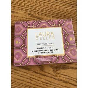 Laura Geller ~ The Wearables PURELY NATURAL 9 Eyeshadows, 2 Blushes, Highlighter